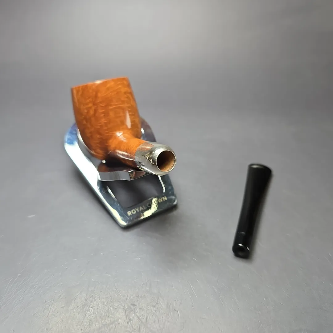 MBSD Briars Timeless Traditions 1 Smooth Billiard w/ Silver Handmade Briar Pipe, New - Image 12