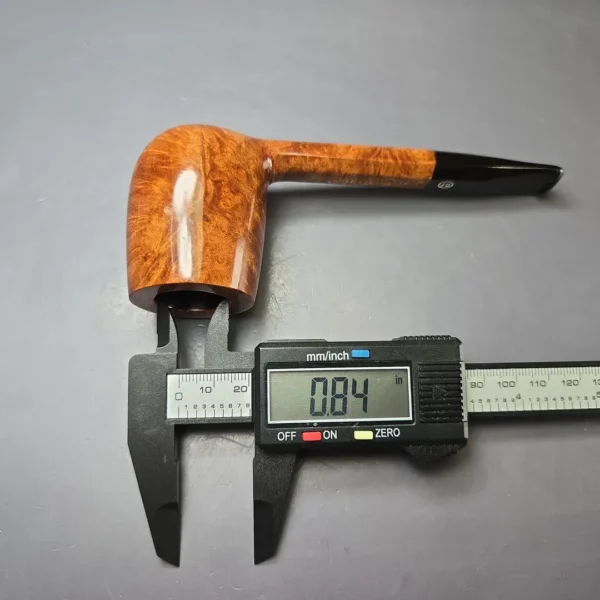 James Upshall P Grade Group 6 Smooth Panel Shank Canadian Estate Briar Pipe, Unsmoked - Image 12