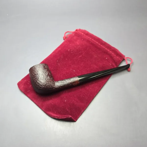 Pipe Tristan Timeless Series Sandblasted Billiard Briar Pipe, New - Image 12