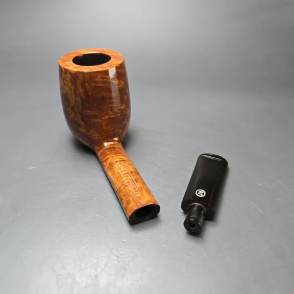 James Upshall P Grade Group 6 Smooth Panel Shank Canadian Estate Briar Pipe, Unsmoked - Image 13