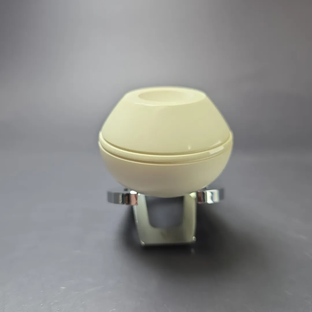 MBSD Meerschaum Deluxe Smooth Squat Rhodesian Block Meerschaum Pipe, New - Image 4