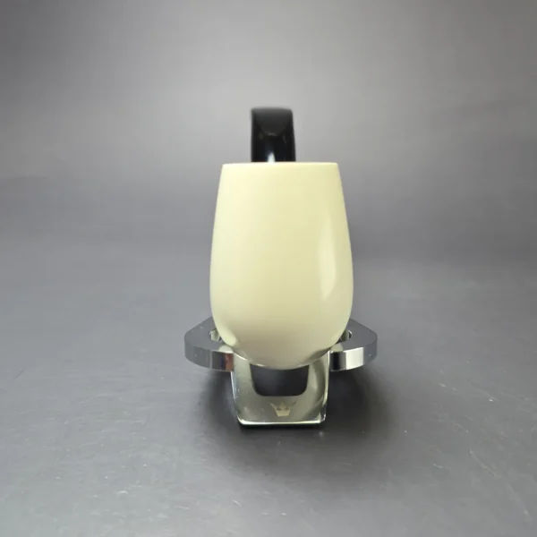MBSD Meerschaum Deluxe Smooth Bent Billiard Block Meerschaum Pipe, New - Image 4