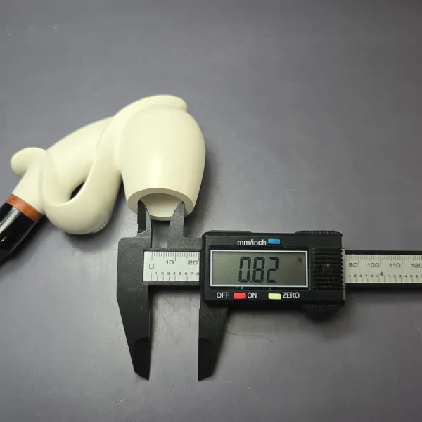 MBSD Meerschaum Deluxe Smooth Antique Style Billiard Block Meerschaum Pipe, New - Image 10