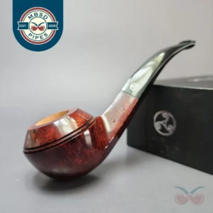 Rattray's Marlin 6 Smooth Bent Bulldog Estate Briar Pipe, Unsmoked, 9mm