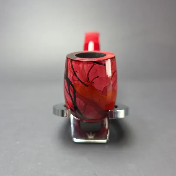 Butz Choquin Rhapsody 1504 Smooth Nosewarmer Bent Billiard Estate Briar Pipe, Unsmoked, 9mm - Image 3