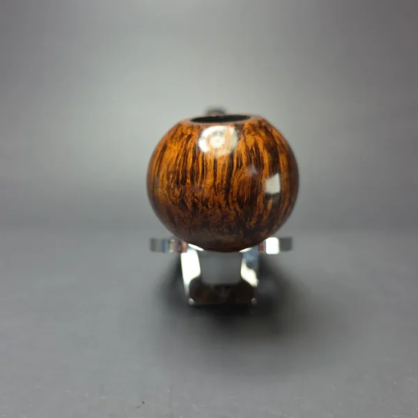 Brentegani Smooth Long Shank Footed Apple Handmade Briar Pipe, New - Image 3