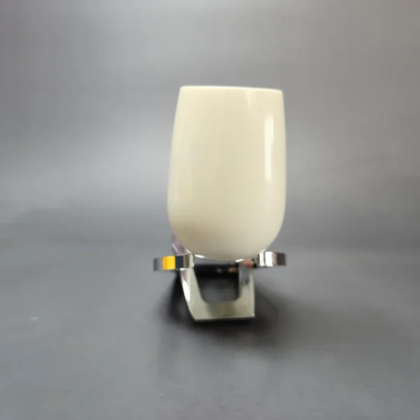 MBSD Meerschaum Silver Smooth Brandy Reverse Calabash Block Meerschaum Pipe, New - Image 3