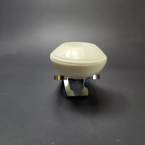 MBSD Meerschaum Deluxe Smooth Squat Rhodesian Block Meerschaum Pipe, New - Image 3