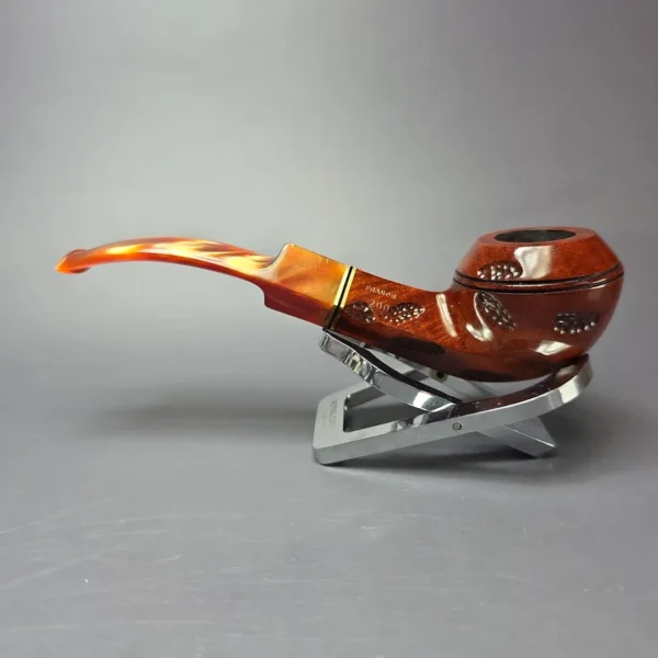 Jobey Band 200 Partially Rusticated Bulldog Estate Briar Pipe, French Estates - Image 4