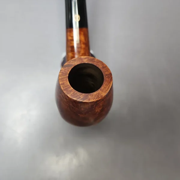 James Upshall Empire Series Tradition Magnum Smooth Bent Billiard Estate Briar Pipe, Unsmoked - Image 4