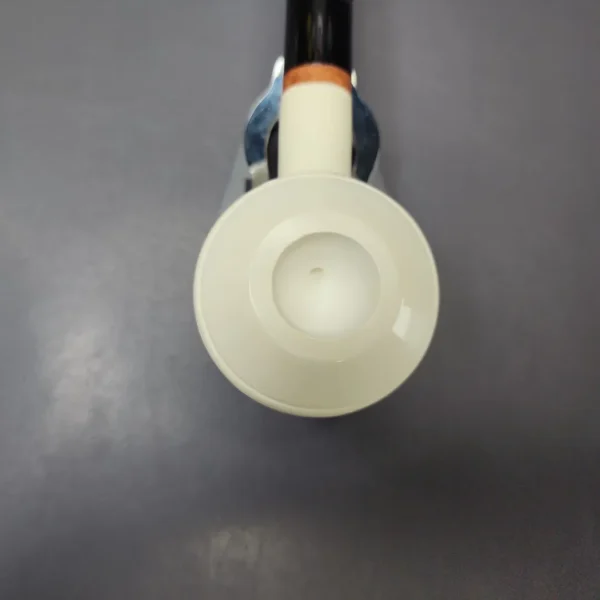 MBSD Meerschaum Deluxe Smooth Squat Rhodesian Block Meerschaum Pipe, New - Image 4