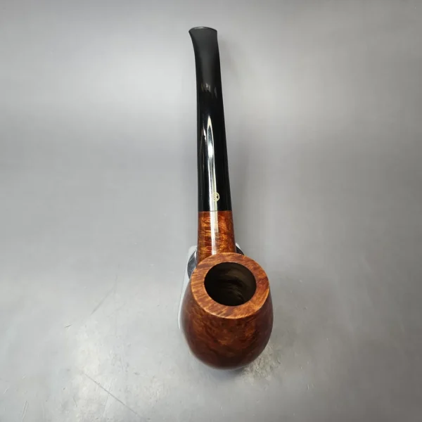 James Upshall Empire Series Tradition Magnum Smooth Bent Billiard Estate Briar Pipe, Unsmoked - Image 6