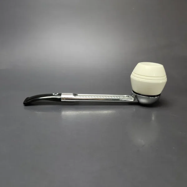 Falcon Classic Curved w/ MBSD Meerschaum Rhodesian Block Meerschaum Bowl Pipe, New - Image 7