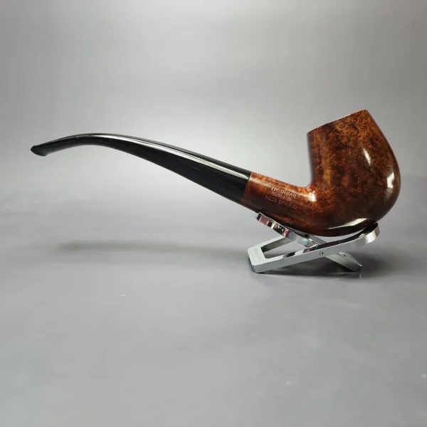James Upshall Empire Series Tradition Magnum Smooth Bent Billiard Estate Briar Pipe, Unsmoked - Image 7