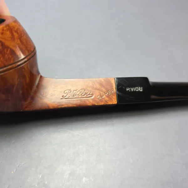 P. Viou Super Bruyere Extra Smooth Bulldog Estate Briar Pipe, French Estates - Image 8
