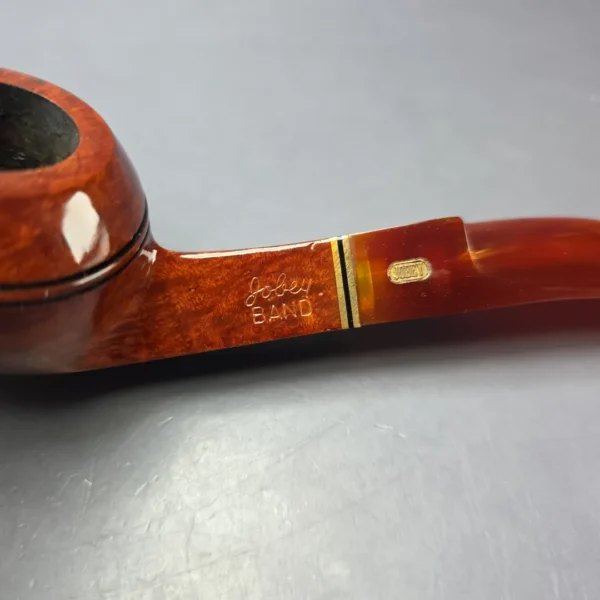 Jobey Band 200 Partially Rusticated Bulldog Estate Briar Pipe, French Estates - Image 8