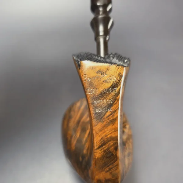 Ben Wade (Preben Holm) Golden Walnut Smooth Freehand Estate Briar Pipe, Danish Estates - Image 8