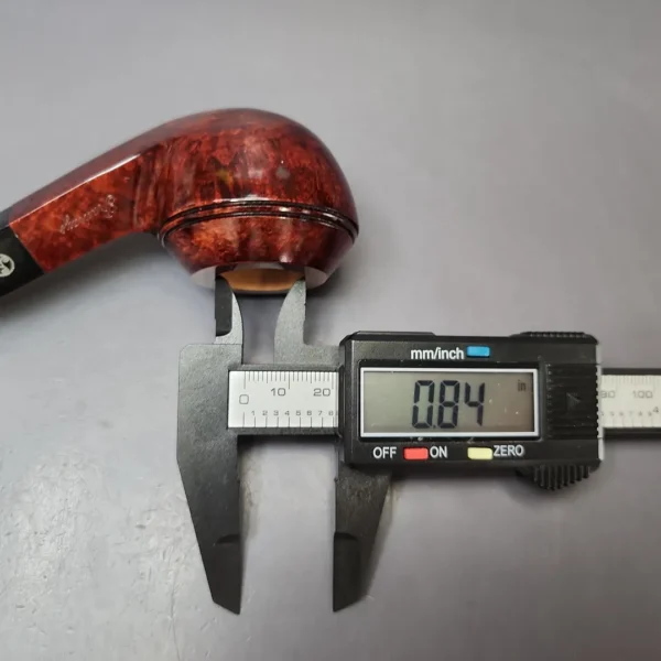 Rattray's Marlin 6 Smooth Bent Bulldog Estate Briar Pipe, Unsmoked, 9mm - Image 9