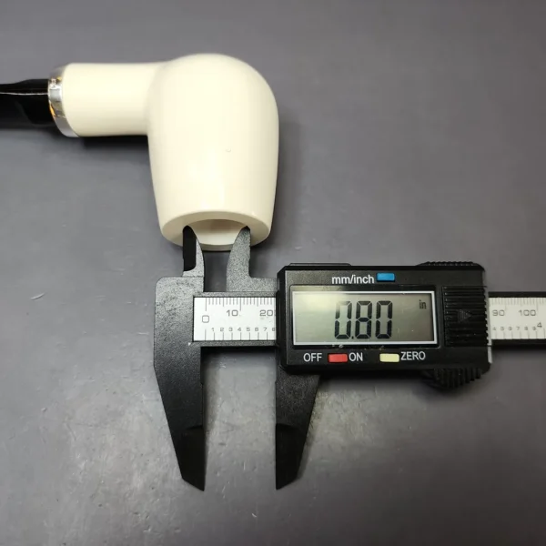 MBSD Meerschaum Silver Smooth Brandy Reverse Calabash Block Meerschaum Pipe, New - Image 9