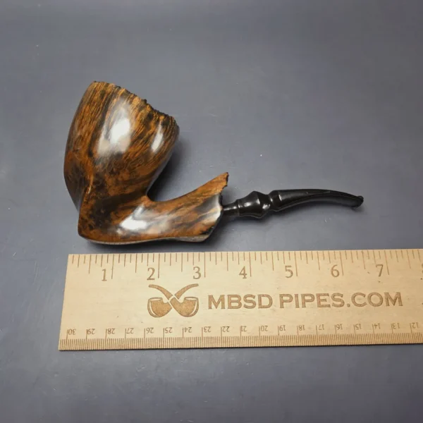 Ben Wade (Preben Holm) Golden Walnut Smooth Freehand Estate Briar Pipe, Danish Estates - Image 9