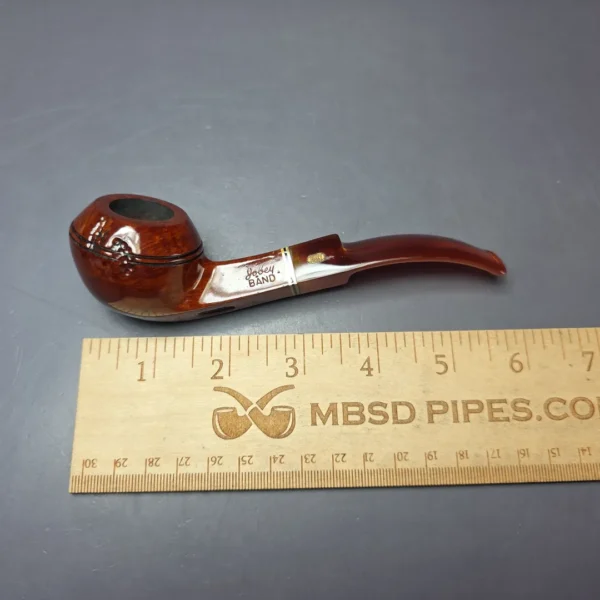 Jobey Band 200 Partially Rusticated Bulldog Estate Briar Pipe, French Estates - Image 10