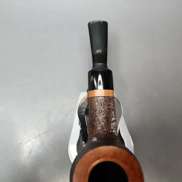 Vauen Mokka 5240 Partially Sandblasted Pot Estate Briar Pipe, Unsmoked, 9mm - Image 5