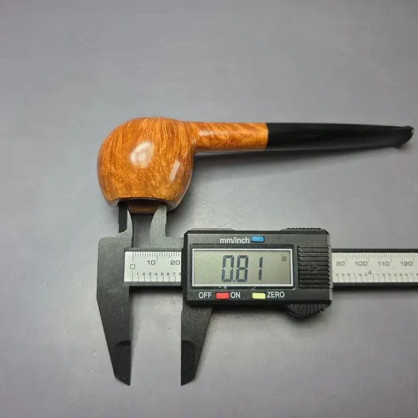 Dave Neeb Smooth Prince Handmade Briar Pipe, New - Image 10