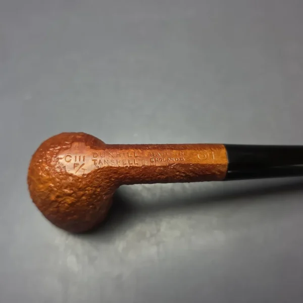 Dunhill 1968 Tanshell C111 Sandblasted Churchwarden Estate Briar Pipe, English Estates - Image 8