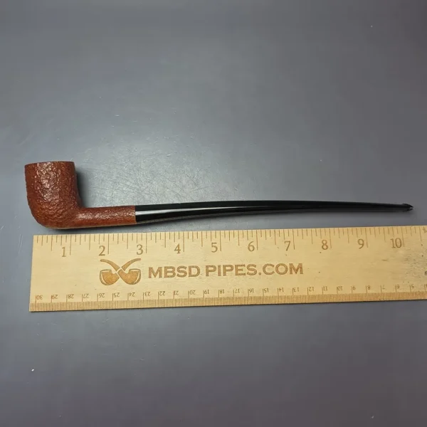 Dunhill 1968 Tanshell C111 Sandblasted Churchwarden Estate Briar Pipe, English Estates - Image 9