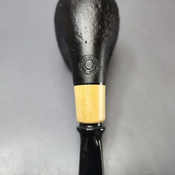 MBSD Briars by Piero Vitale Vintage Sandblasted Brandy w/ Boxwood Briar Pipe, New - Image 10