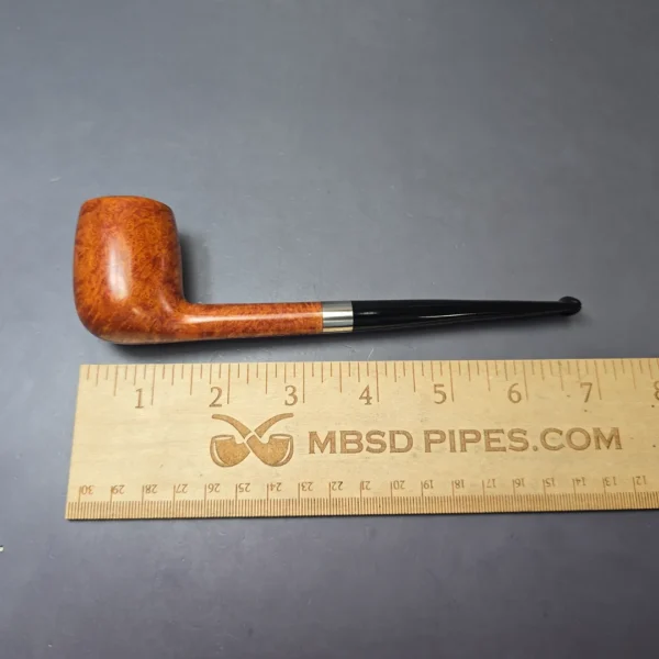 Bruno Nuttens Bing B3 Smooth Billiard w/ Aluminum Briar Pipe, New - Image 12