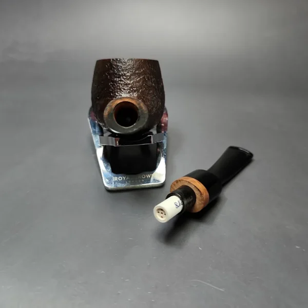 Vauen Mokka 5240 Partially Sandblasted Pot Estate Briar Pipe, Unsmoked, 9mm - Image 11