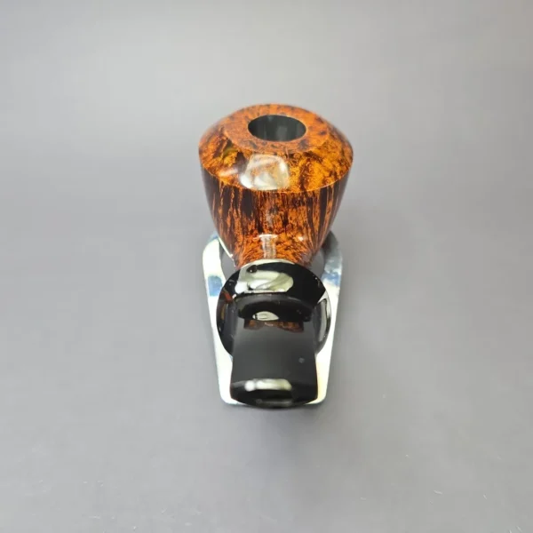 Yang Kun Smooth Signature Grade Rhodesian Handmade Briar Pipe, New - Image 5