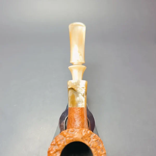 Savinelli Autograph 6 N Natural Sandblasted Dublin Estate Briar Pipe, Unsmoked - Image 7