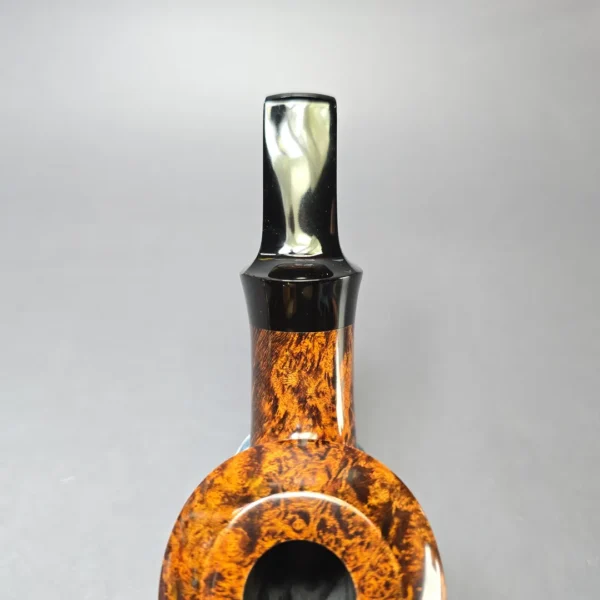 Yang Kun Smooth Signature Grade Rhodesian Handmade Briar Pipe, New - Image 7