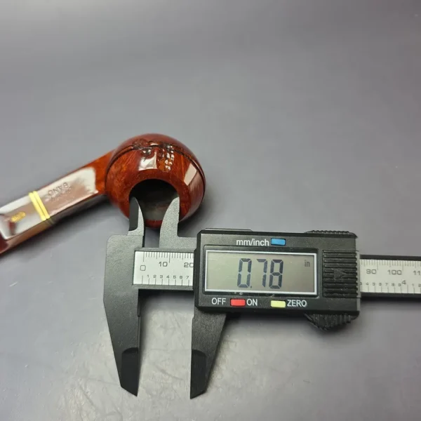 Jobey Band 200 Partially Rusticated Bulldog Estate Briar Pipe, French Estates - Image 11