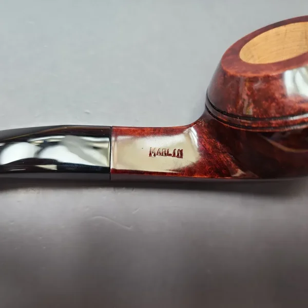 Rattray's Marlin 6 Smooth Bent Bulldog Estate Briar Pipe, Unsmoked, 9mm - Image 11