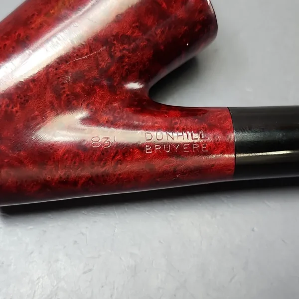 Dunhill 1962 Bruyere 831 Smooth Cherrywood Estate Briar Pipe, English Estates - Image 10