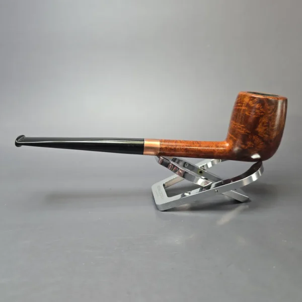 Bruno Nuttens Bing B3 Smooth Billiard w/ Copper Briar Pipe, New - Image 4
