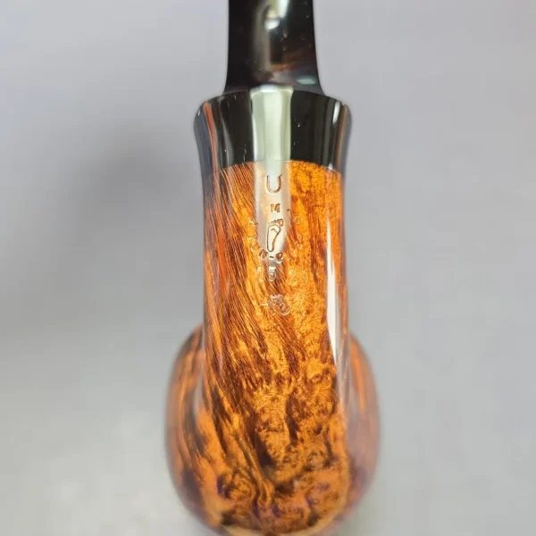 Yang Kun Smooth Signature Grade Rhodesian Handmade Briar Pipe, New - Image 9