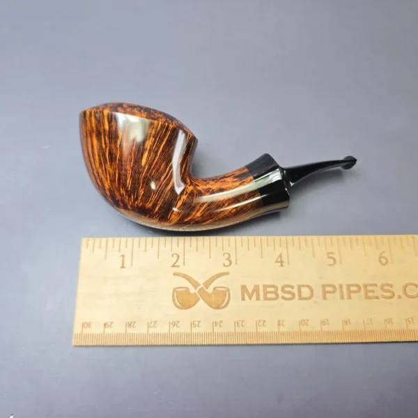 Yang Kun Smooth Signature Grade Rhodesian Handmade Briar Pipe, New - Image 10