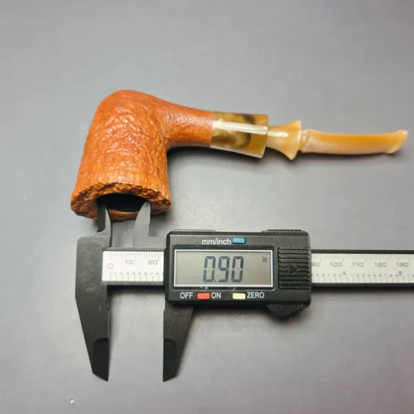 Savinelli Autograph 6 N Natural Sandblasted Dublin Estate Briar Pipe, Unsmoked - Image 11