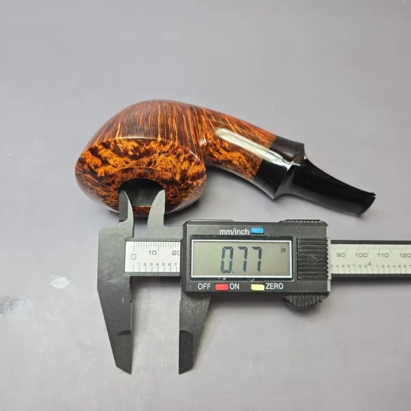 Yang Kun Smooth Signature Grade Rhodesian Handmade Briar Pipe, New - Image 11