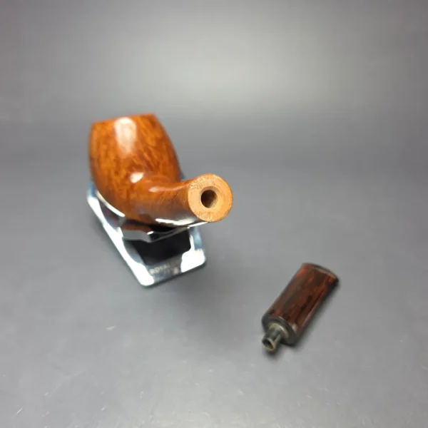 Dave Neeb Smooth Long Shank Apple Handmade Briar Pipe, New - Image 3