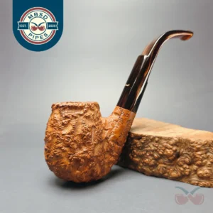 Caminetto (c.1968-95) Business 175 Rusticated Oom Paul Estate Briar Pipe, Unsmoked