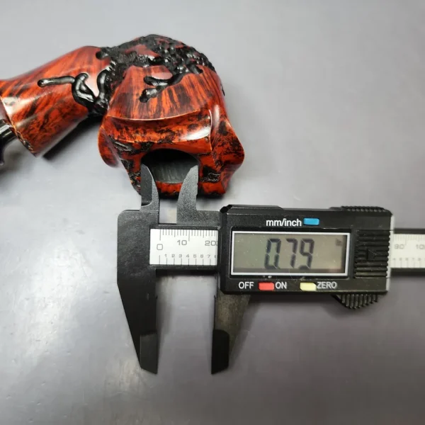 Nording Moss Partially Rusticated Freehand Estate Briar Pipe, Unsmoked - Image 9