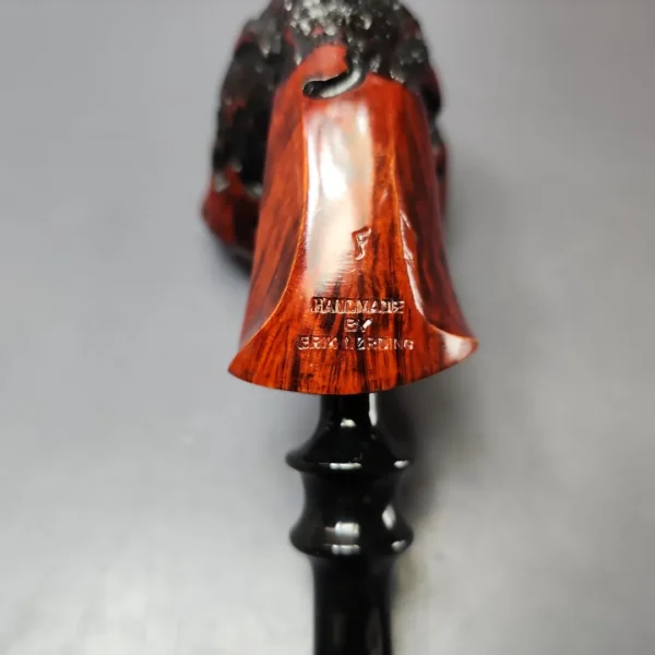 Nording Moss Partially Rusticated Freehand Estate Briar Pipe, Unsmoked - Image 10