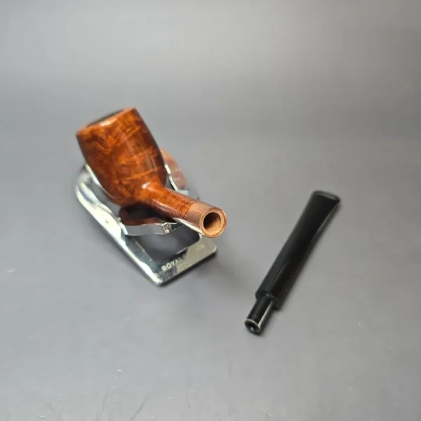 Bruno Nuttens Bing B3 Smooth Billiard w/ Copper Briar Pipe, New - Image 10