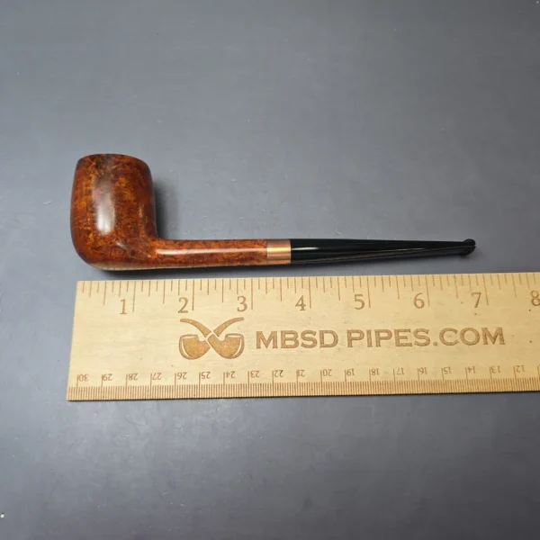 Bruno Nuttens Bing B3 Smooth Billiard w/ Copper Briar Pipe, New - Image 11
