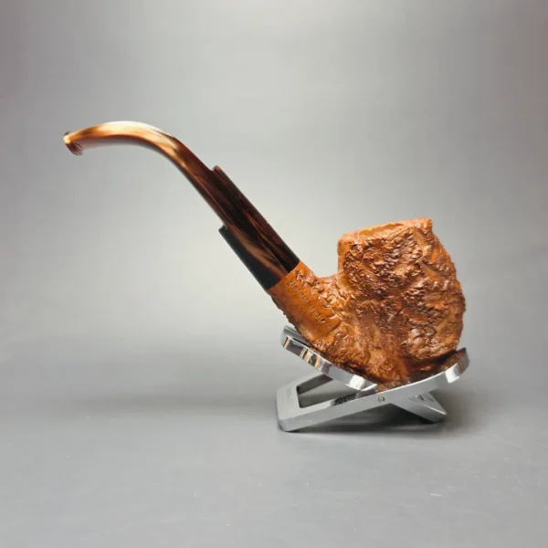 Caminetto (c.1968-95) Business 175 Rusticated Oom Paul Estate Briar Pipe, Unsmoked - Image 4